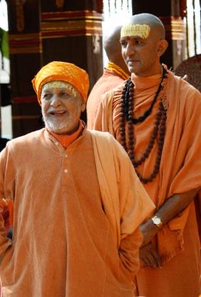 Swami Satyanand and Swami Niranjananand